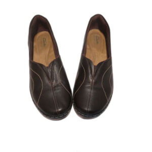 Clark's Cora Meadow Leather Slip On Loafer Size 11